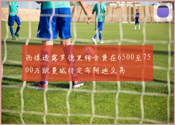 西媒透露罗德里转会费在6500至7500万欧曼城待定布阿迪交易